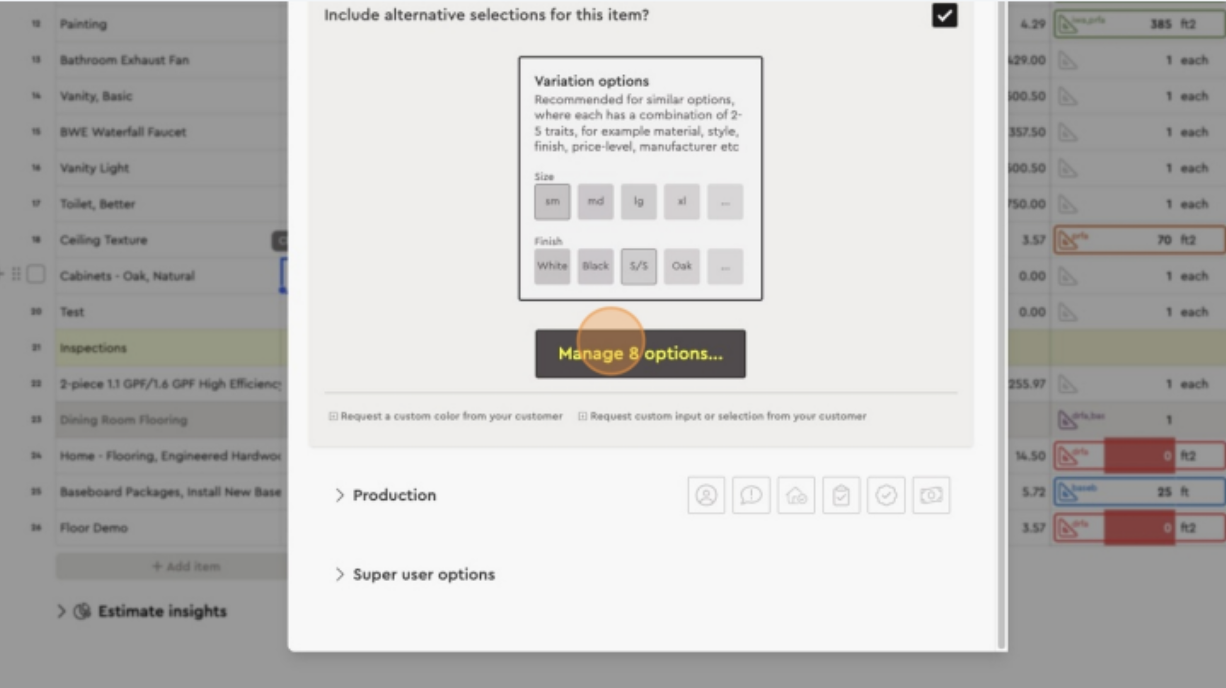 Editing a Global Assembly or Template in a Proposal