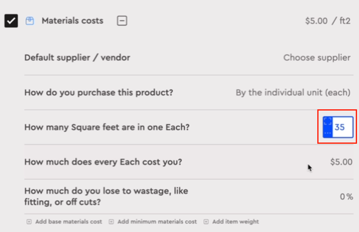 Material Tab Overview and Process