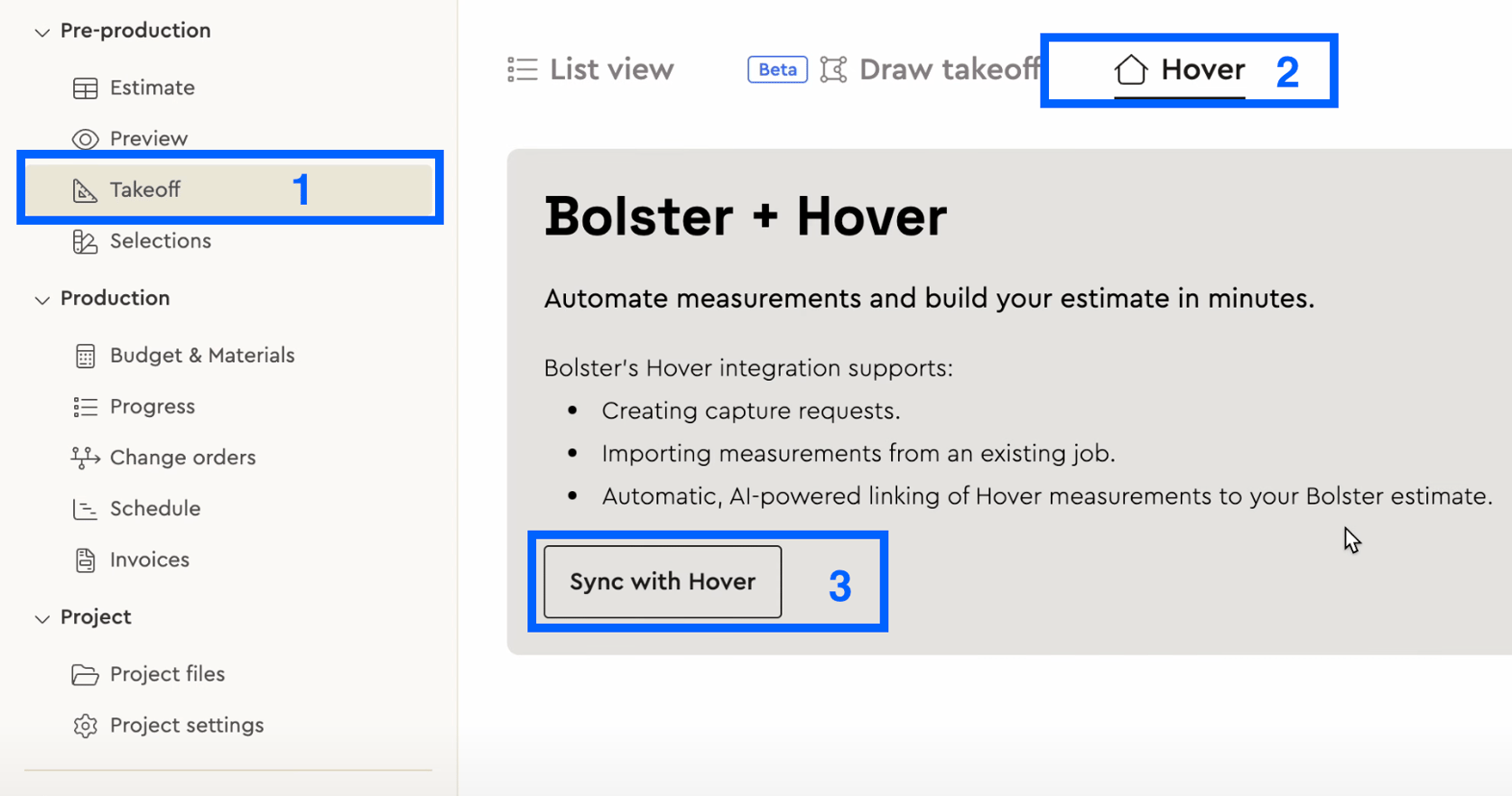 Bolster - Hover Integration Guide