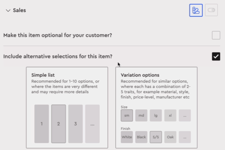 Building an upgrade tool / simple list of options