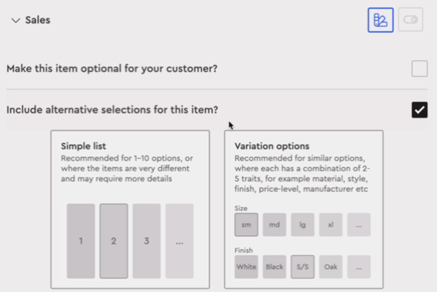 Building an upgrade tool / simple list of options